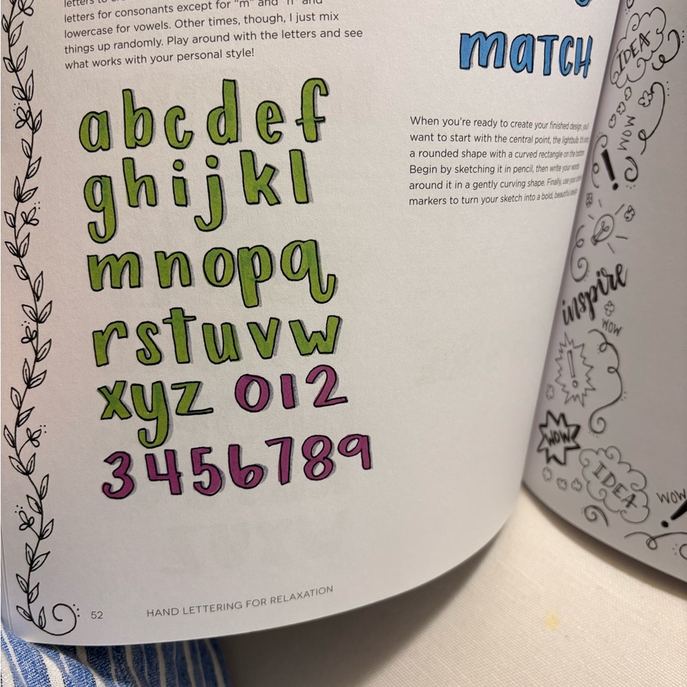 Hand Lettering for Relaxation Art Book - Picture 7 of 8